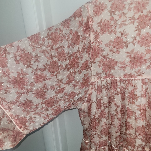 Olivaceous Womens Floral Mini Floral Dress Size Large - Picture 9 of 11